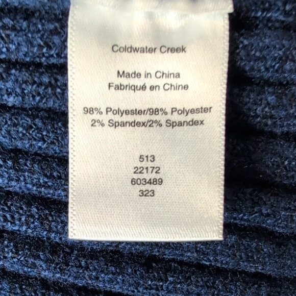 Coldwater Creek NWT Ribbed Cardigan - Picture 8 of 9